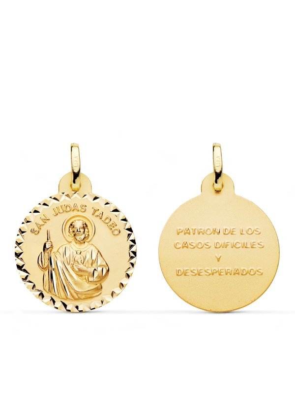 18K MEDALLA SAN JUDAS TADEO TALLA...