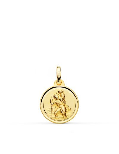 18K MEDALLA ORO AMARILLO...