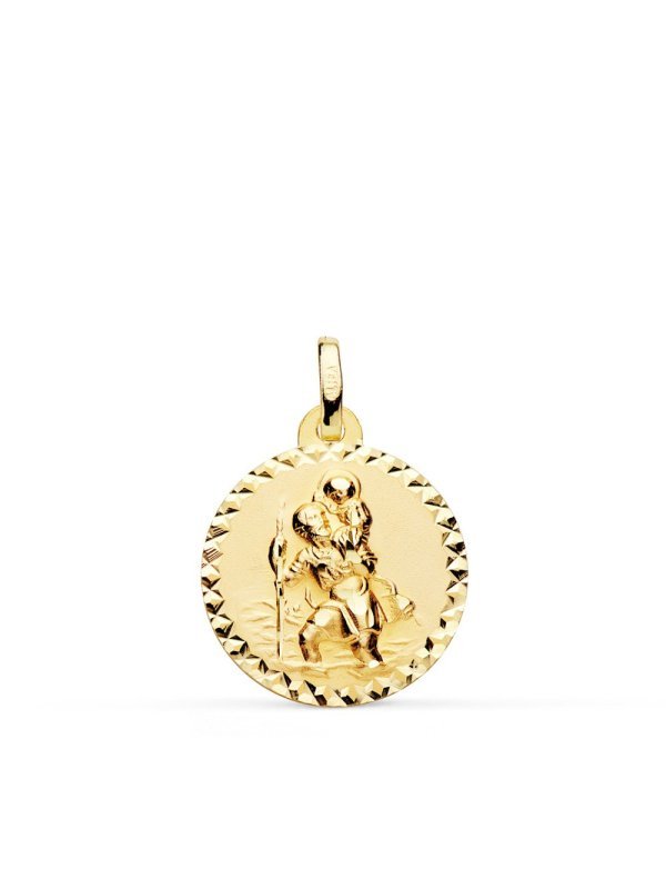 18K MEDALLA SAN CRISTOBAL TALLA...