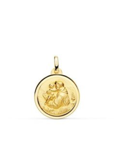 18K MEDALLA SAN ANTONIO...