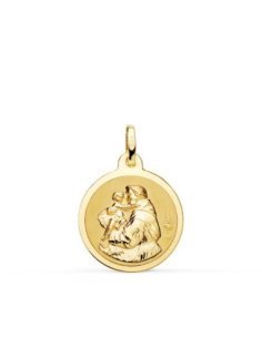 18K MEDALLA ORO AMARILLO...