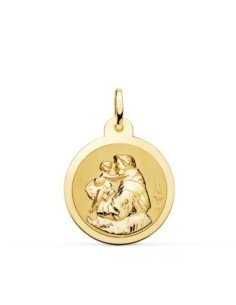 18K MEDALLA ORO AMARILLO...