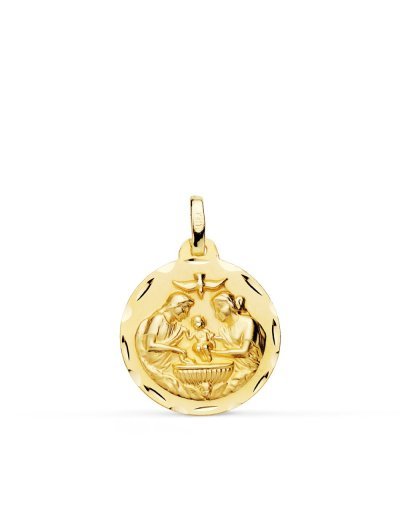 18K MEDALLA ORO AMARILLO...