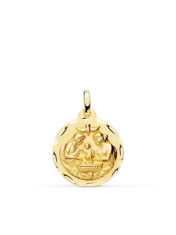 18K MEDALLA ORO AMARILLO NUEVO...