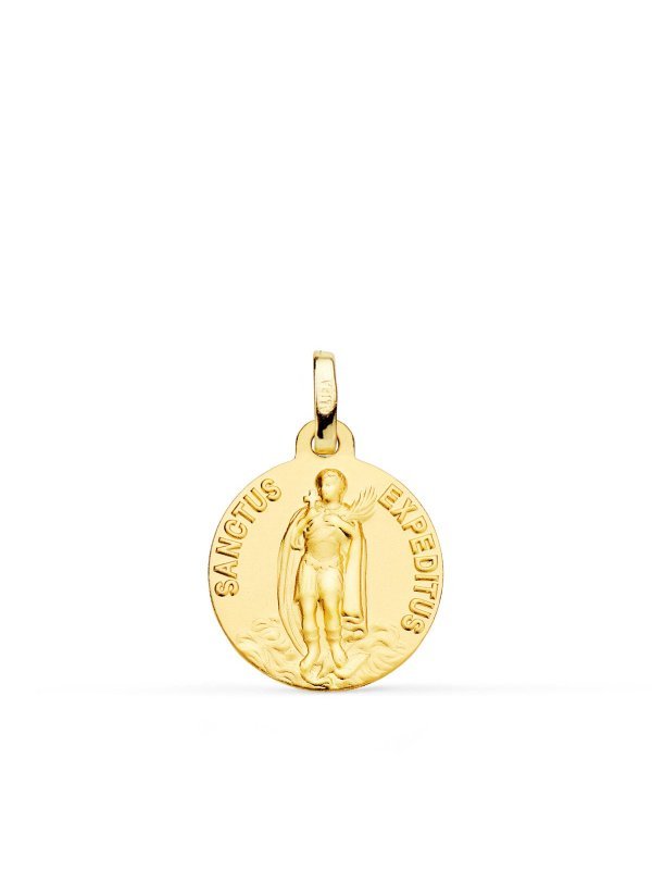 18K MEDALLA ORO AMARILLO -SANCTUS...