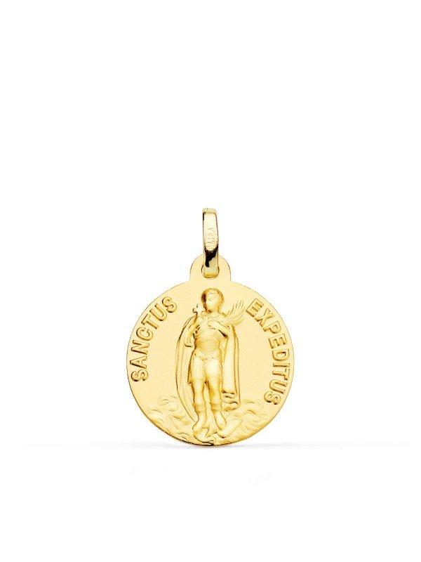 18K MEDALLA ORO AMARILLO -SANCTUS...