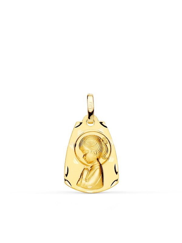18K MEDALLA ORO AMARILLO CAPILLA...