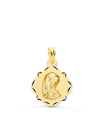 18K MEDALLA ORO AMARILLO...