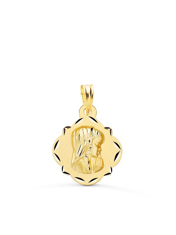 18K MEDALLA ORO AMARILLO VIRGEN NIÑA...