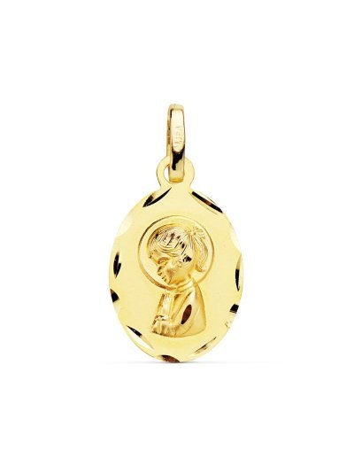 18K MEDALLA ORO AMARILLO...