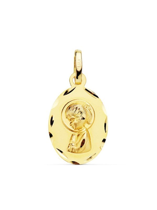 18K MEDALLA ORO AMARILLO VIRGEN NIÑA...