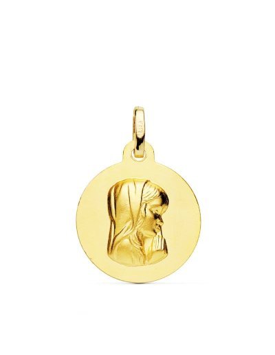 18K MEDALLA VIRGEN NIÑA...