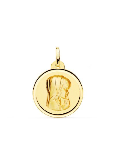 18K MEDALLA ORO AMARILLO...