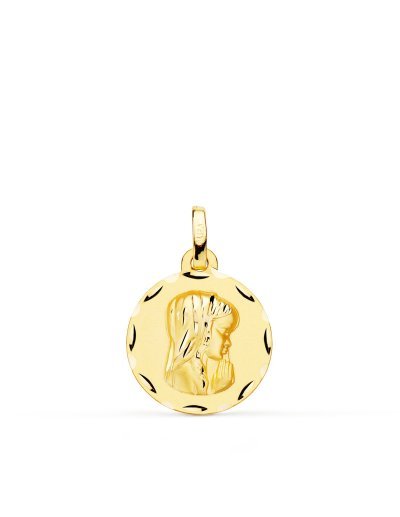 18K MEDALLA VIRGEN NIÑA...