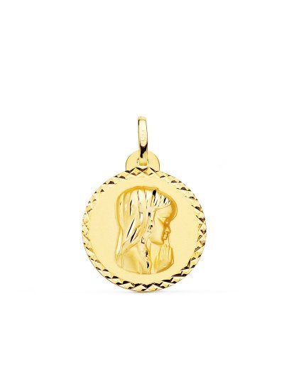 18K MEDALLA ORO AMARILLO...