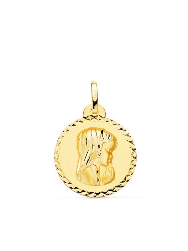 18K MEDALLA ORO AMARILLO VIRGEN NIÑA...