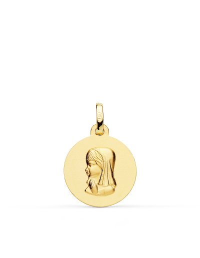18K MEDALLA ORO AMARILLO...