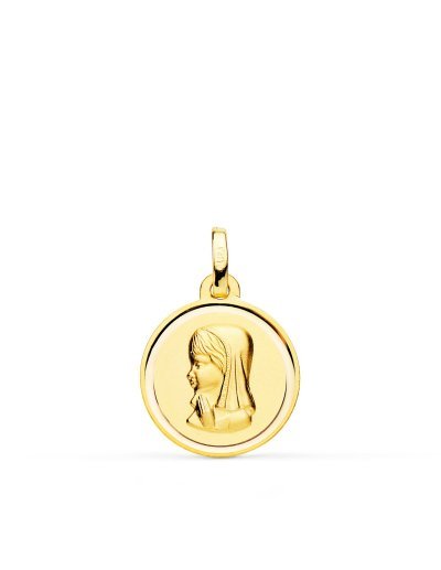 18K MEDALLA ORO AMARILLO...