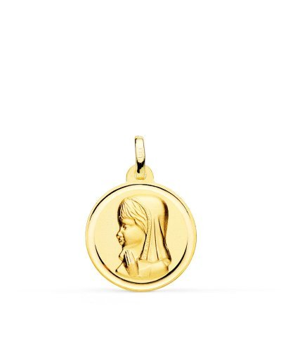 18K MEDALLA ORO AMARILLO...