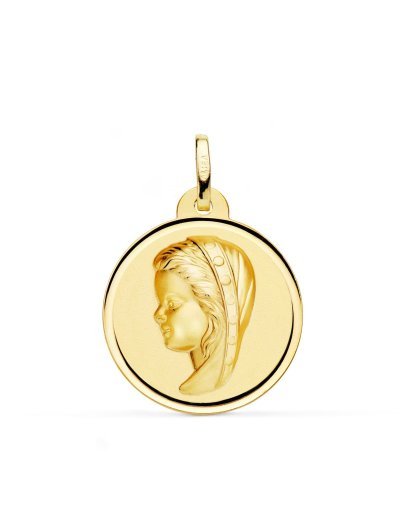 18K MEDALLA ORO AMARILLO...