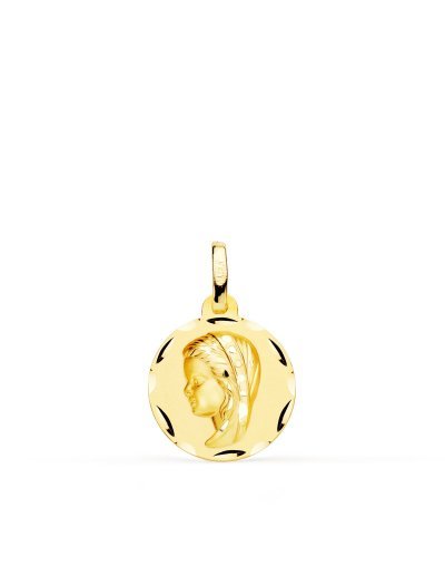 18K MEDALLA ORO AMARILLO...