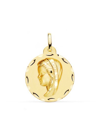 18K MEDALLA ORO AMARILLO...