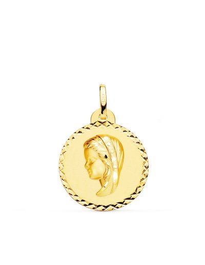 18K MEDALLA ORO AMARILLO...