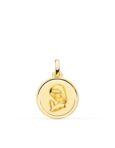 18K MEDALLA ORO AMARILLO...