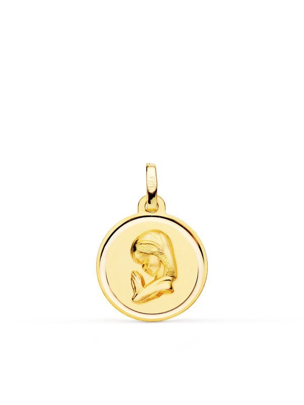 18K MEDALLA ORO AMARILLO VIRGEN NIÑA...