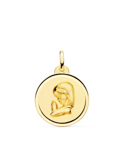 18K MEDALLA ORO AMARILLO...