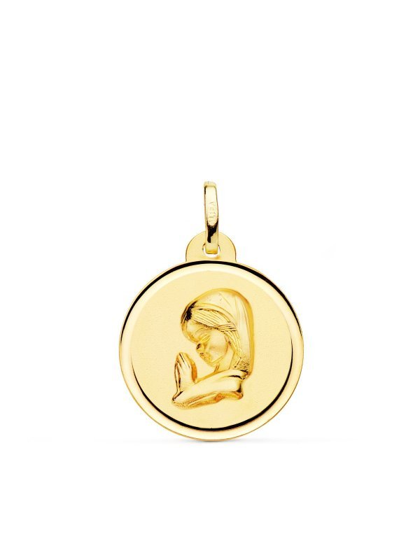 18K MEDALLA ORO AMARILLO VIRGEN NIÑA...
