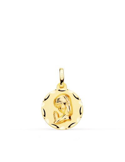18K MEDALLA ORO AMARILLO...