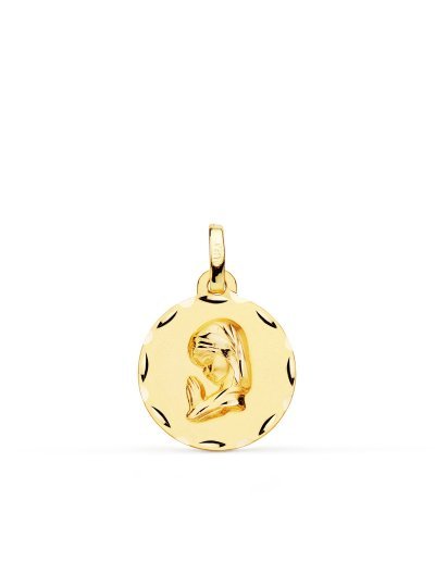 18K MEDALLA ORO AMARILLO...