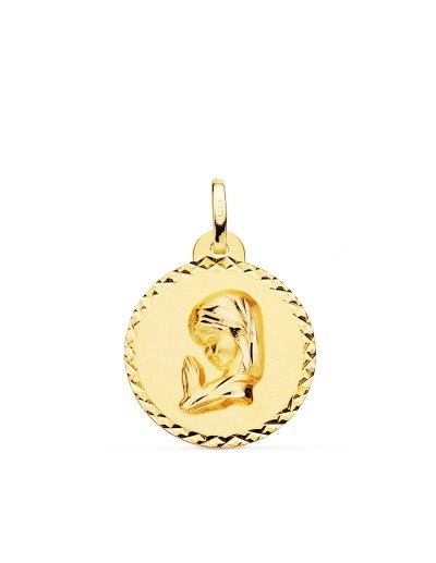 18K MEDALLA ORO AMARILLO...