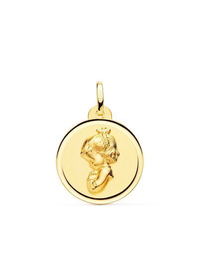 18K MEDALLA ORO AMARILLO...
