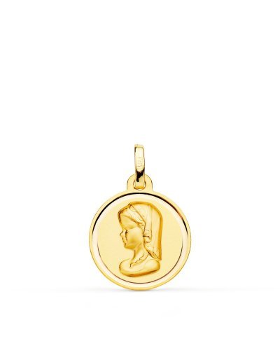 18K MEDALLA ORO AMARILLO...