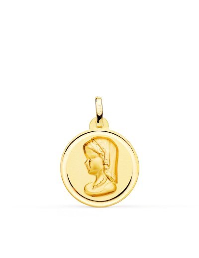 18K MEDALLA VIRGEN NIÑA...
