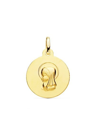 18K MEDALLA VIRGEN NIÑA 16...