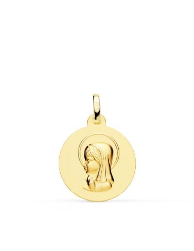 18K MEDALLA ORO AMARILLO...