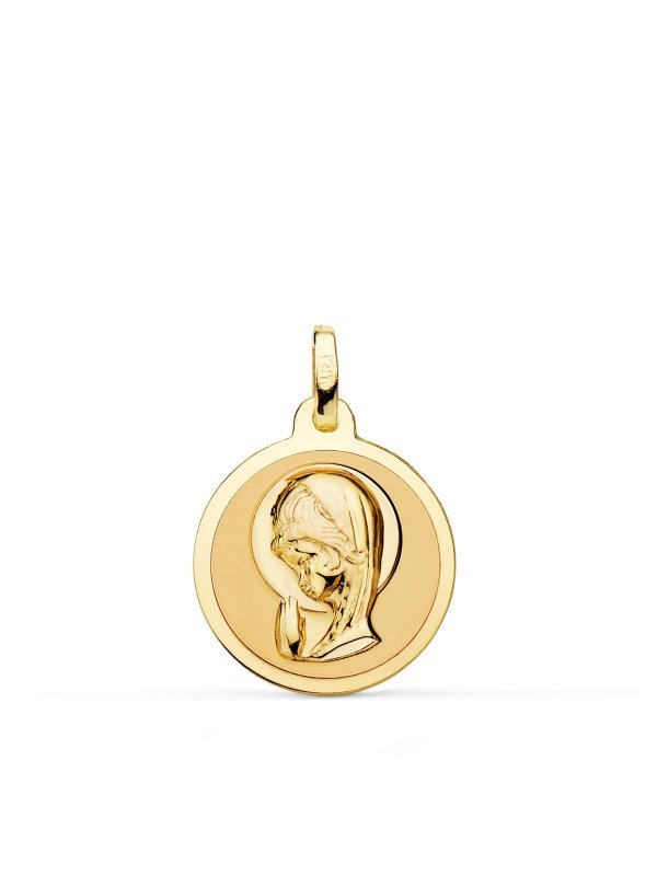 18K MEDALLA ORO AMARILLO VIRGEN NIÑA...