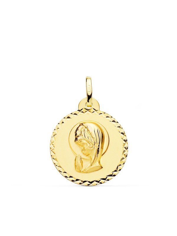 18K MEDALLA ORO AMARILLO VIRGEN NIÑA...