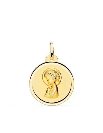 18K MEDALLA ORO AMARILLO...