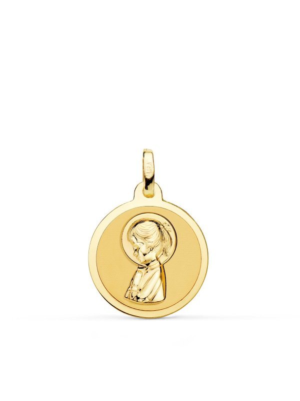 18K MEDALLA ORO AMARILLO VIRGEN...