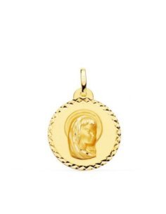 18K MEDALLA ORO AMARILLO...