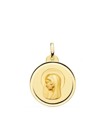 18K MEDALLA VIRGEN MARIA (...