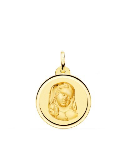 18K MEDALLA ORO AMARILLO...