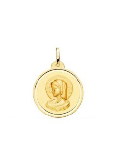 18K MEDALLA VIRGEN MARIA (...