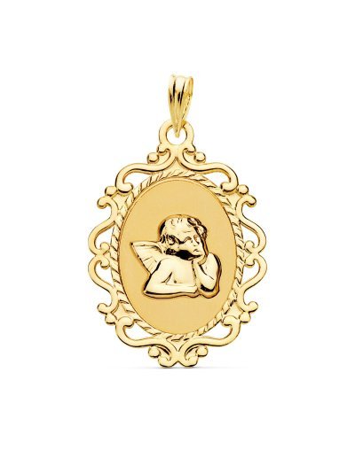 18K MEDALLA ANGEL BURLON...