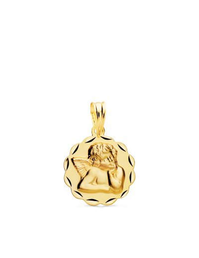 18K MEDALLA ANGELITO BURLON...