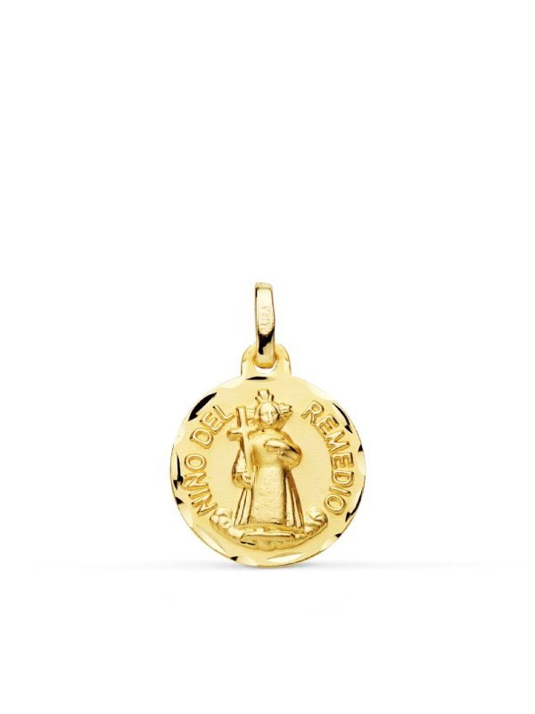 18K MEDALLA ORO AMARILLO NIÑO DEL...